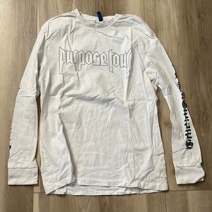 H&M Justin Bieber Purpose The World Tour 2016 Long Sleeve